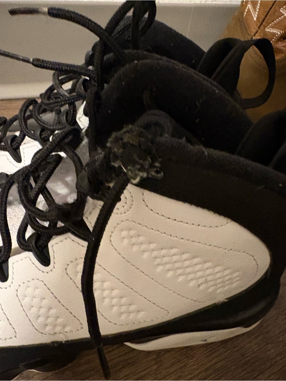 Jordan Black and White High-Top Sneakers - Picture 4 of 4